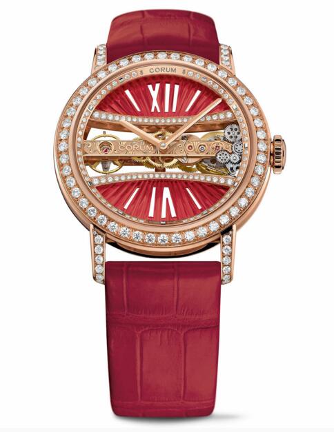 Cheap Corum Golden Bridge Round 39 B113/03277 - 113.000.85/0F06 RD91R watch for sale